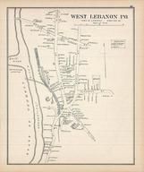 Lebanon West, New Hampshire State Atlas 1892 Uncolored